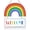 Rainbow Welcome Wood Sign, variant on Rainbow Welcome Wood Sign,Colorful Welcome Wood  Sign Plaque,Rainbow Welcome Wall Hanging Sign, Multicolour Rainbow Wood Sign for Kids Room,Playroom, Classroom,School,Yard Decor,7”x12”+4.7”X12”