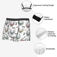 thumbnail image 5 of Wukai Cute French Bulldog Print Men’s Underwear Breathable Boxer Briefs,&nbsp;Moisture Wicking & Breathable-X-Large, 5 of 7
