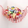thumbnail image 1 of Hamaca para Peluches Grande Rosa Macramé YKBU 99x99x150 cm, 1 of 7