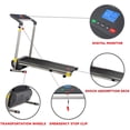 thumbnail image 2 of Caminadora Sunny Health & Fitness SF-T7632 Motorizada Compacta Plegable Pantalla LCD 220 lb Gris, 2 of 2