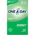 thumbnail image 4 of One A Day Energy Multivitamin Tablets, Multivitamins for Men & Women, 50 Ct, 4 of 9