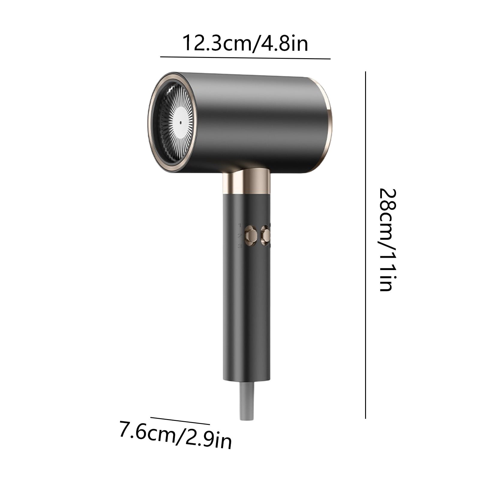 XGFHYJEH Hair Dryers for Women, Hair Dryer with Diffuser for Curly Hair, Quiet Portable Small Travel Hair Dryer, Premium Professional Ionic Hair Dryer