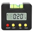 thumbnail image 1 of Digital Inclinometer Spirits Level Angle Meter Electronic Magnetic Black Housing + Water Bubble, 1 of 5