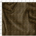 thumbnail image 4 of Soimoi Brown Moss Georgette Fabric Leopard Animal Skin Print Fabric by the Yard 44 Inch Wide, 4 of 6