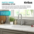 thumbnail image 5 of KRAUS Oletto Single Handle Pull Down Kitchen Faucet with QuickDock Top Mount Installation Assembly in Spot Free Stainless Steel, 5 of 7