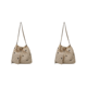 thumbnail image 1 of Bolso Hombro Acolchado para Mujer Con Patrón Lazo Y Pequeño (albaricoque), 1 of 6