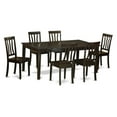 thumbnail image 2 of Dining Set-Table With Leaf And 6 Dinette Chairs-Finish:Cappuccino,Number of Items:7,Shape:Rectangular,Style:Leather Seat, 2 of 2