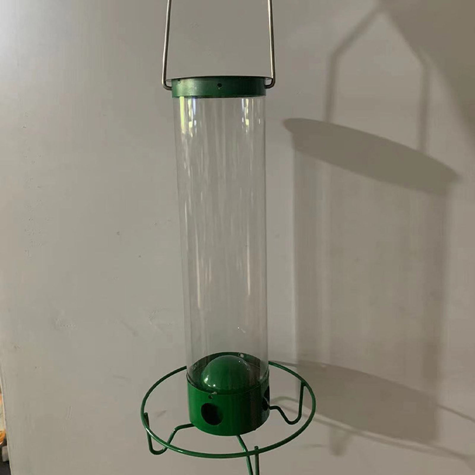 Viflosae Bird Feeder Pole Bird Feeders for Outdoors Hanging Proof Rotating Feeder with Weight Activated Rotating for External Suspension 5Lbs Feeder Capacity