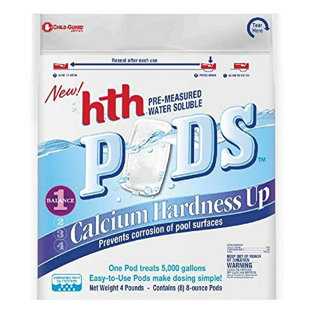 hth 67052 Calcium Hardness Up PreMeasured Water Soluble Pool Chemical