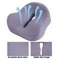thumbnail image 5 of Deago Memory Foam Seat Cushion for Office Chair & Car, Ergonomic Cushions Pad Pillow for Pressure Relief Sciatica & Pain Relief for Long Sitting (Gray), 5 of 9
