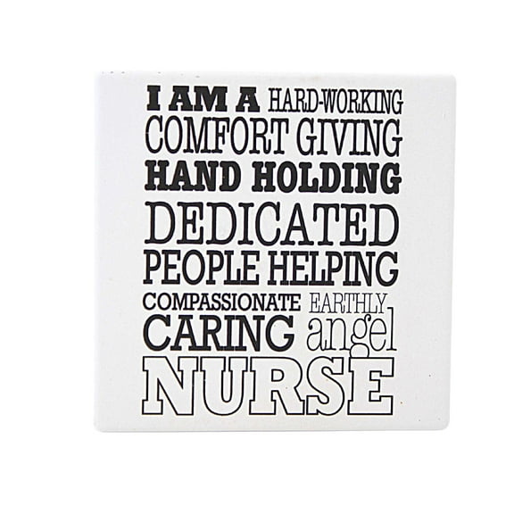 Tabletop Nurse Coaster Stoneware Oour Name Is Mud 6013782