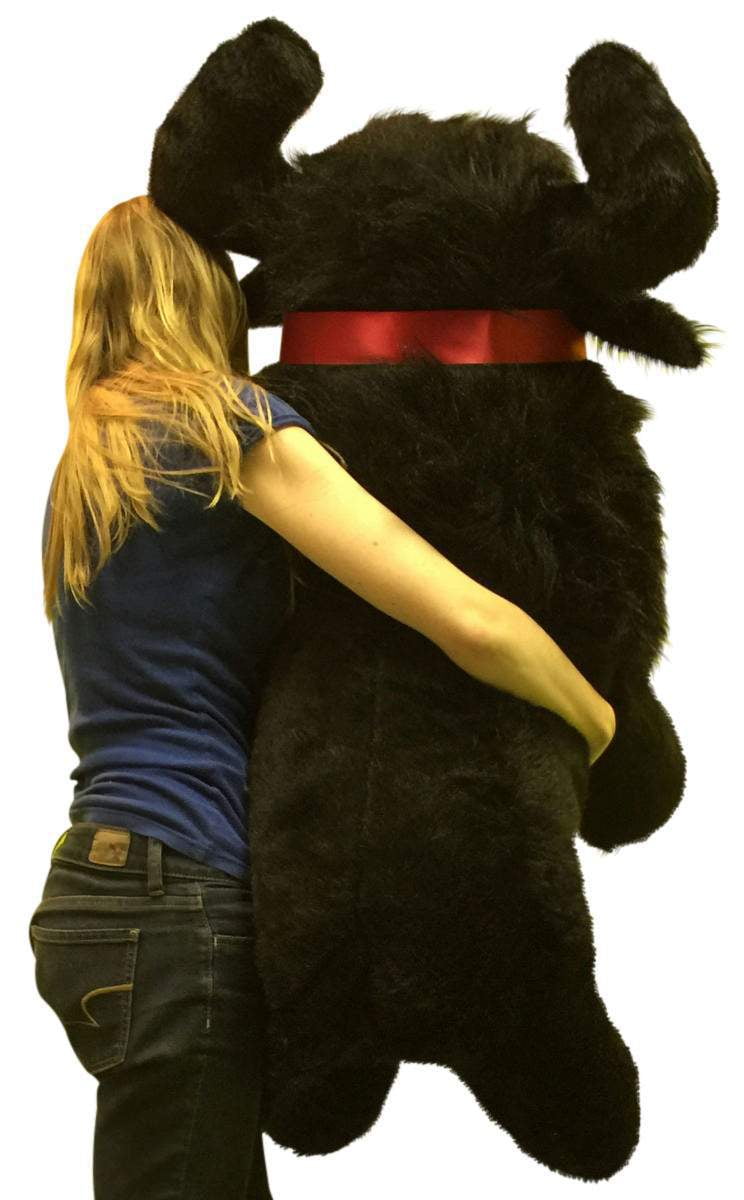 giant stuffed buffalo