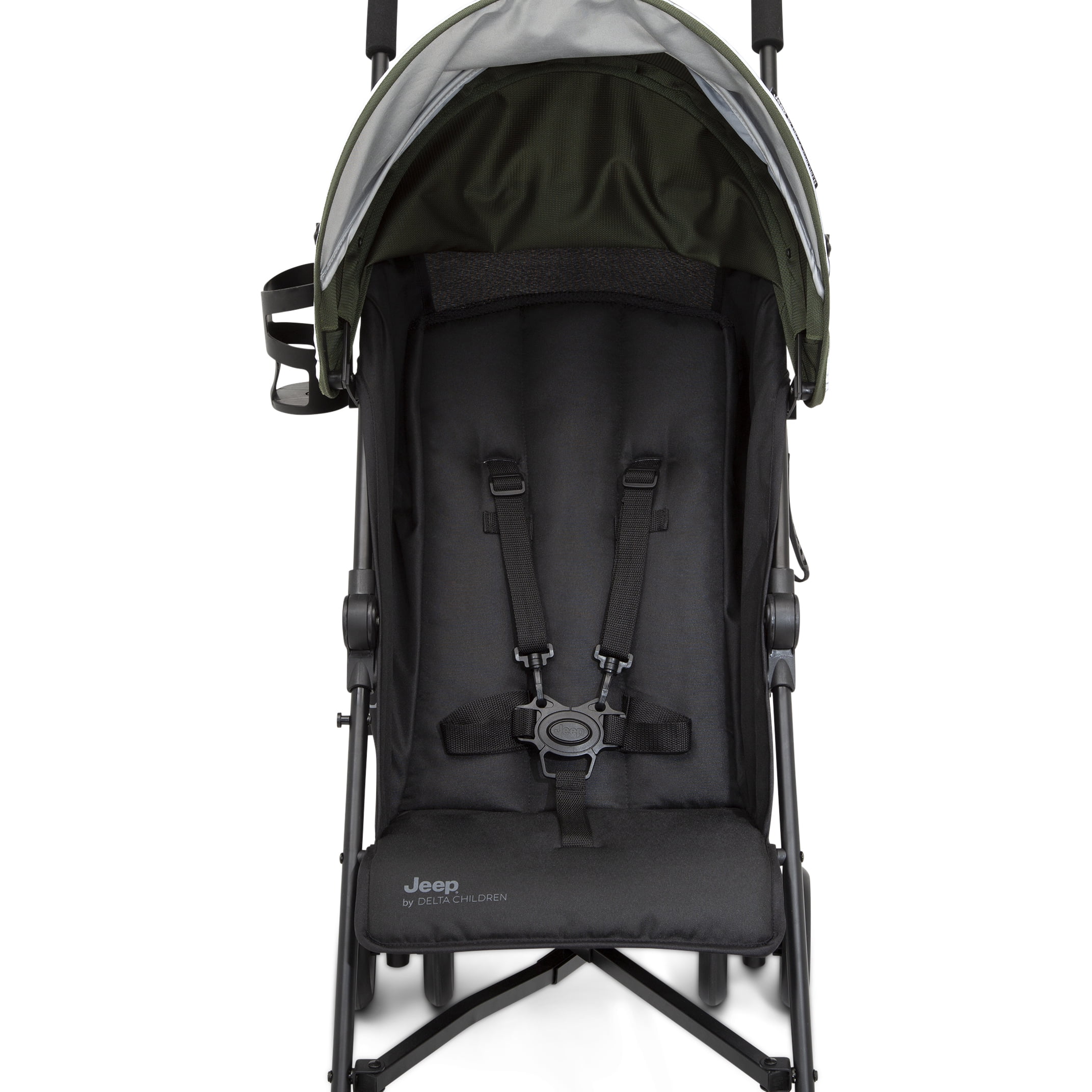 Jeep TurboGlyde Lightweight Stroller by Delta Children, Olive Green
