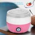 thumbnail image 3 of Máquina de yogurt, fabricante de bricolaje automático de yogurt eléctrico doméstico de 1L con recipiente interno de acero inoxidable - para uso de dormitorio de 2 a 3 personas(ROSADO), 3 of 5