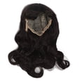 thumbnail image 2 of Peluca Rizada Elegante ANGGREK Marrón oscuro Con Flequillo, 2 of 7