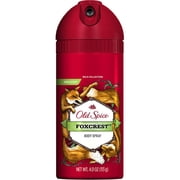 Old Spice Wild Collection Foxcrest Scent Men's Body Spray, 4 Oz.