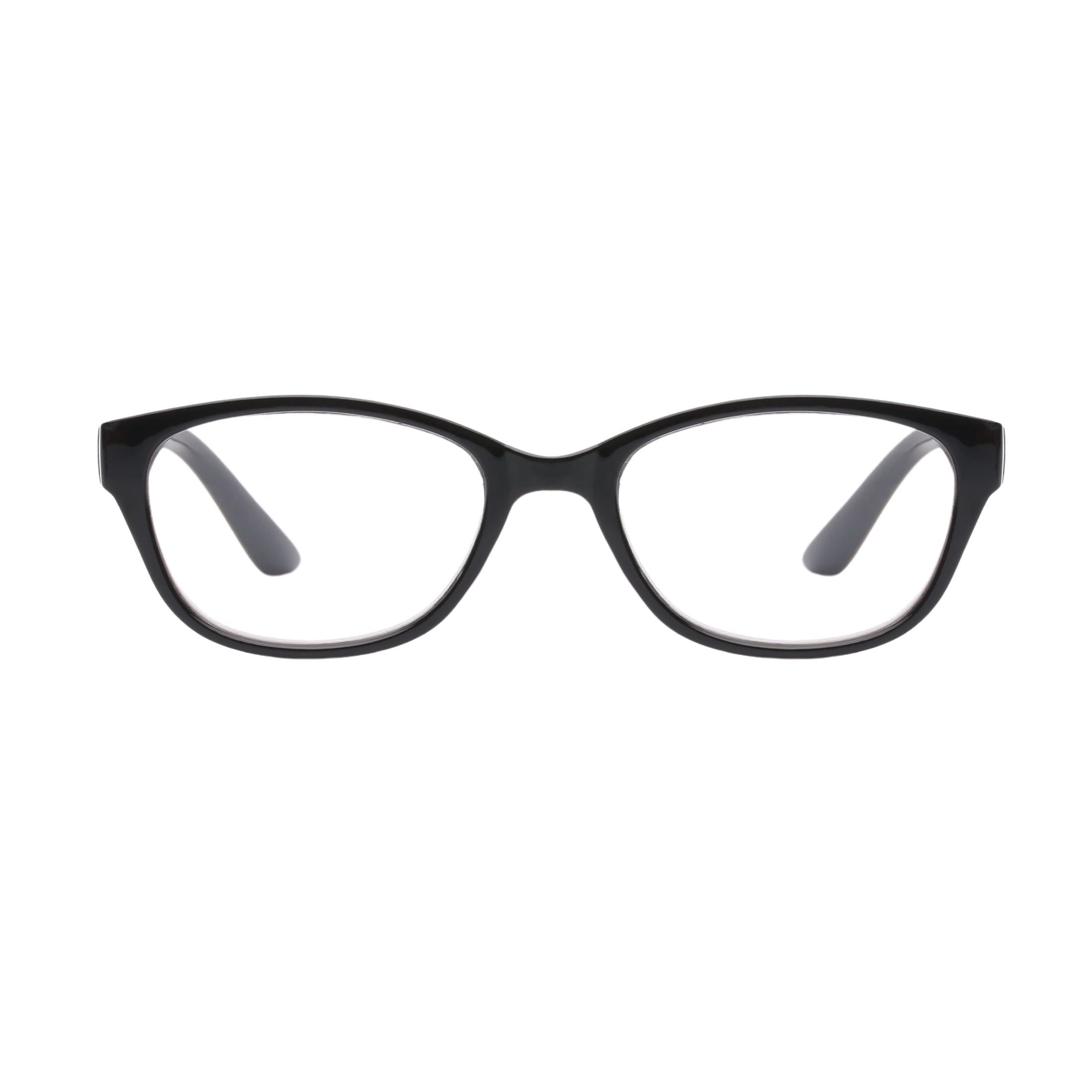 (2 pack) Equate Amanda 5-Pack Womens Plastic Reading Glasses with Case, Tortoise/Blue Crystal/Red Crystal/Black/Pink Crystal, +1.50
