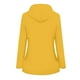 thumbnail image 3 of Chaquetas y abrigos casuales con capucha de manga larga para mujer, chaqueta impermeable lisa para exteriores, impermeable con capucha de talla grande, abrigo cortavientos para mujer, 3 of 3
