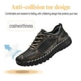 thumbnail image 3 of Mens Mesh Casual Shoes Outdoor Lightweight Hiking Shoes Soft Breathable Sneakers Non-slip Driving Shoes Gray 7 US, 3 of 7