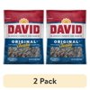 (2 pack) David Jumbo All Natural Roasted & Salted Original Sunflower Seeds 5.25 Oz.