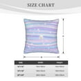 thumbnail image 4 of Bingfone Striped Gradient Linen Throw Pillow Covers Cushion Case Pocket Button Vintage Farmhouse Pillowcase For Sofa Couch Bed 18"X18", 4 of 9