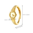 thumbnail image 2 of BESTYASH Anillo Ajustable Para Mujer Color Dorado Con Único Y Material Resistente, 2 of 7
