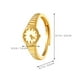 thumbnail image 2 of unbranded Anillo Para Mujer De Metal Dorado Ajustable Con Y Resistencia, 2 of 8
