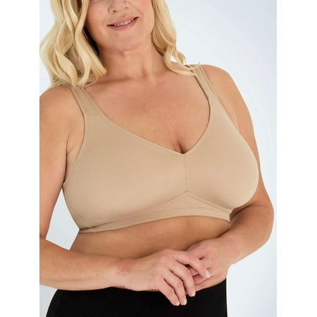 

Women s Leading Lady 5006 Claire Dreamy Comfort Every-Day Wirefree Bra (Beige 38B)