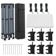 thumbnail image 6 of Yaheetech 10x20 ft Pop Up Canopy with Roller Bag for Party, Outdoor Events, White, 6 of 7