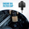 thumbnail image 2 of Motor Aceite Filtro Tapa 11427838009 para BMW E90 E92 E93 Plástico Negro, 2 of 7