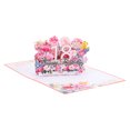 thumbnail image 1 of Uxcell 18th Birthday Card, Pop-Out Birthday Card 3D Flower Bouquet Butterflies, 1 of 5