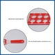 thumbnail image 5 of Riwesomey 2 uds lente óptica de mano lentes oftálmicas portátil rápido operación Simple estante de retinoscopia equipo de Optometría de examen Medidores de medidas dimensionales Riwesomey  TO011017-00, 5 of 6