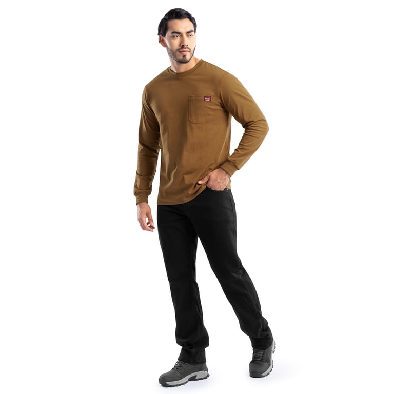 Wrangler Workwear Men's Long Sleeve Heavyweight Pocket Tee photo 2