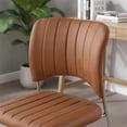 thumbnail image 5 of Set de 2  Sillas Confort Oficina Asiento Ejecutivo Tapizada Pu Café Cuero Sintético CB Design, 5 of 5
