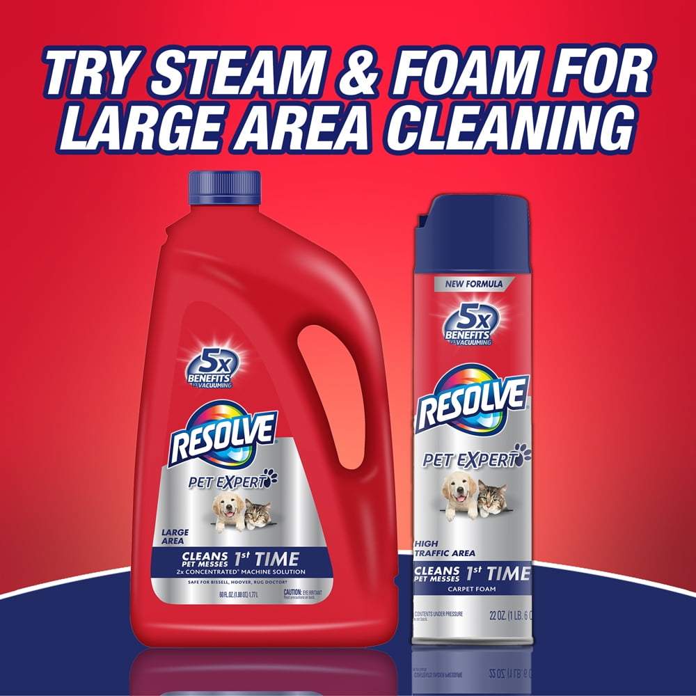 Resolve Pet Carpet Cleaner Powder 18oz Bottle For Dirt Stain Odor Removal Walmart Com Walmart Com