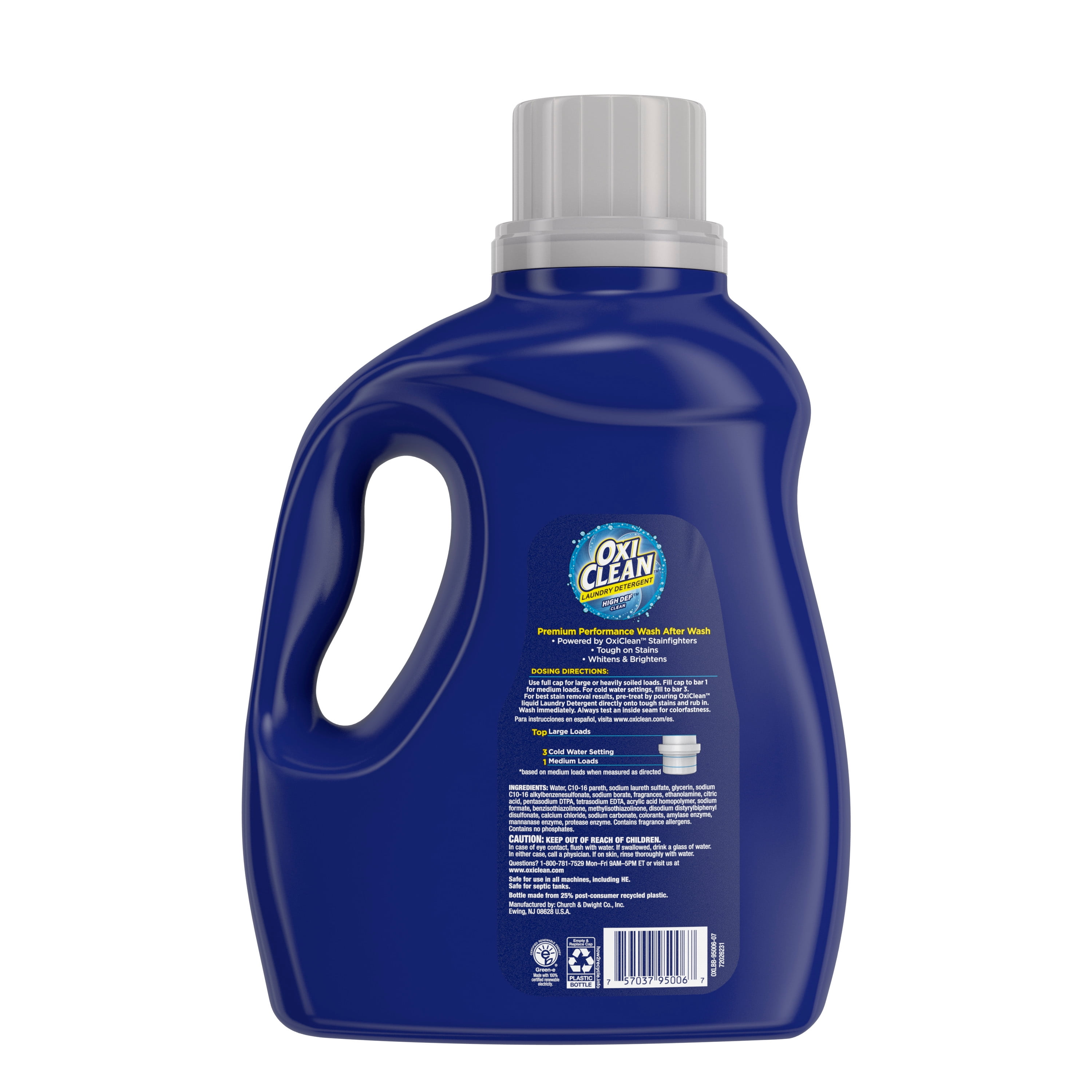 Oxiclean High Def Clean Laundry Detergent, Sparkling Fresh - 100.5 fl oz