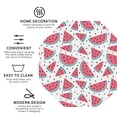 thumbnail image 3 of Yiaed Watermelon Print Leather Coasters for Drinks - Cup Coasters Coffee Table Kitchen Table Bar, Home & Office Gifts Handmade Drink Coasters-Octagon, 3 of 6