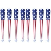 8 Pcs Independence Day Party Decorations Inflatable Baseball Bat Kids Chaps The Children Toy Memorial Cheering Favors