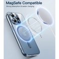 thumbnail image 5 of JETech Electroplated Case for iPhone 13 Pro Max 6.7-Inch, Camera Lens Full Protection, Compatible with MagSafe Wireless Charging, Shockproof Soft TPU Phone Cover (Blue), 5 of 7