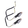 thumbnail image 1 of EeaseCA 1 Pair LED Motorcycle Turn Light Modified Turn Lamp Practical Motorcycle Turn Signal (Black Sheel, Transparent Lens), 1 of 7