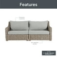 thumbnail image 4 of Better Homes & Gardens Bellamy Outdoor 1pc Sofa, Gray Wicker/Gray Cushion, 4 of 12