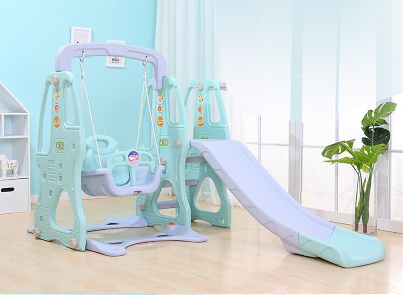 fisher price slide and swing