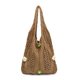 thumbnail image 1 of Bolso Hombro Punto Mujeres Lana Hueca Damas Mano Diariamente (marrón Claro), 1 of 9