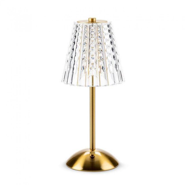 Lampe DEL à Abat-Jour en Cristal