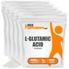 BulkSupplements L-Glutamic Acid Powder - 4g per Serving - 5 Kilograms (11 lbs) - 1250 Servings