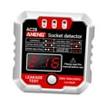 thumbnail image 5 of Outlet Tester Automatic Digital s Fault Checker Electric Socket Tester white, 5 of 8