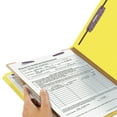 thumbnail image 2 of Smead 18734 Four-Section Pressboard Top Tab Classification Folders - Yellow/Legal Size (10/Box), 2 of 9