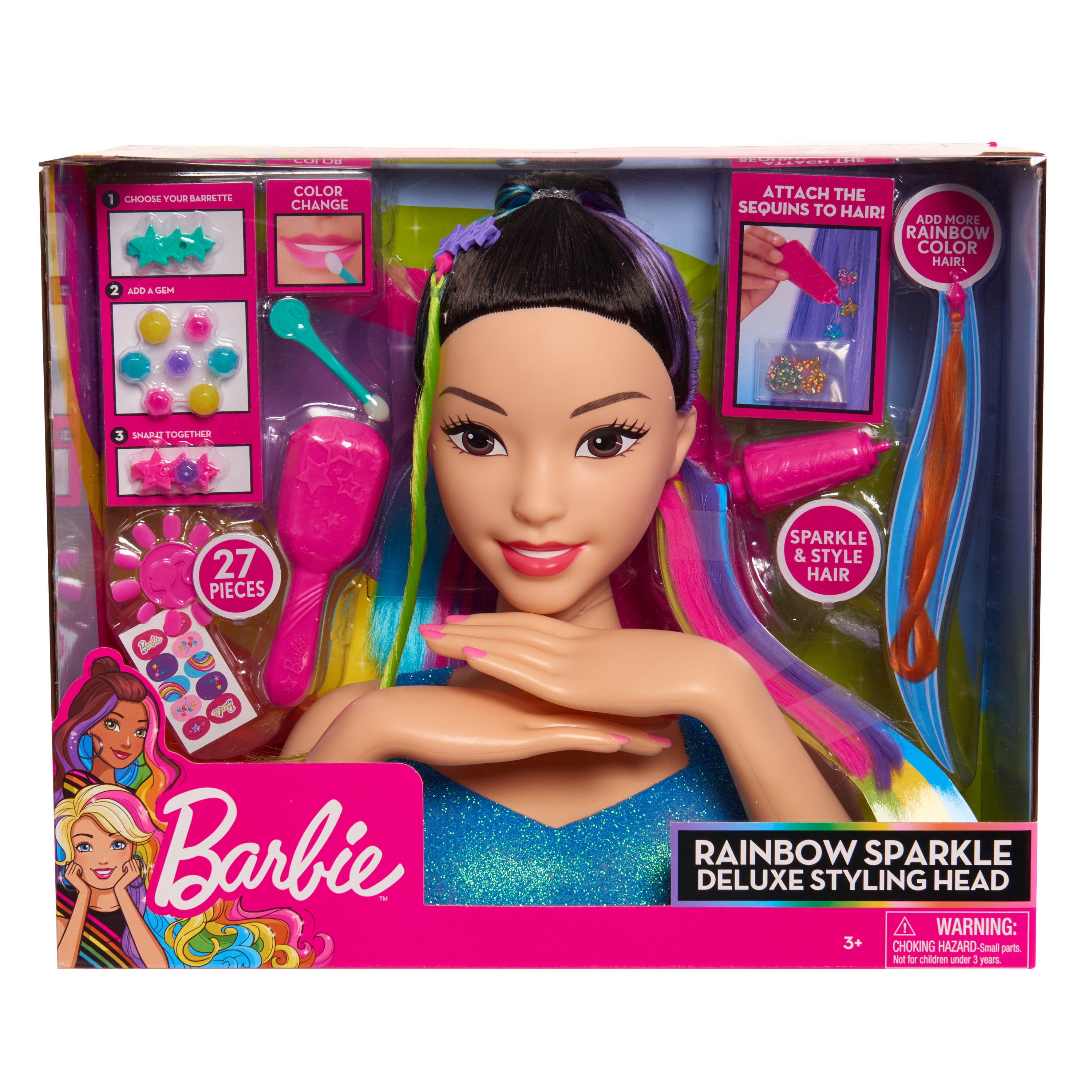 barbie deluxe styling head walmart