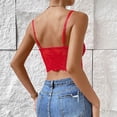 thumbnail image 4 of Vente de Liquidation 2025 Soutien-Gorge Mode Femmes Liquidation Col Rond Poitrine Enveloppée Couleur Unie Débardeur Chemisier, 4 of 9