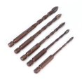thumbnail image 4 of Ymiko Drill Set Wall Triangular Drill Bits 3MM 4MM 5MM 6MM 8MM Home Hardware JK, 4 of 8